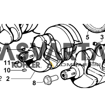 Crankshaft LDW502-903-1204-1404